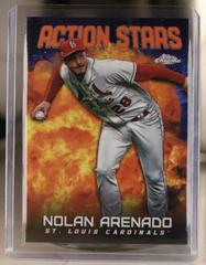 Nolan Arenado [Orange] Baseball Cards 2023 Topps Chrome Update Action Stars Prices