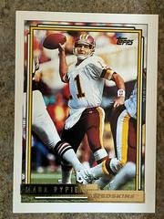 Mark Rypien Football Cards 1992 Topps Gold Prices