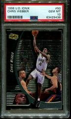 Chris Webber Basketball Cards 1998 Upper Deck Ionix Prices
