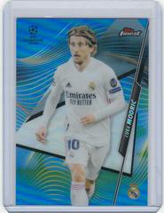 Luka Modric [Blue Refractor] Soccer Cards 2020 Topps Finest UEFA Champions League Prices