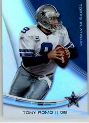Tony Romo #4 Football Cards 2013 Topps Platinum Prices