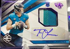 Trevor Lawrence [Patch Autograph Amethyst Spotlight] Football Cards 2021 Panini Limited Prices