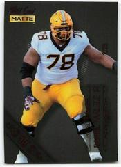 Daniel Faalele [50 Stripes Gold] #MB-25 Football Cards 2022 Wild Card Matte Black Prices