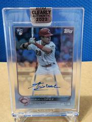 Alejo Lopez Baseball Cards 2022 Topps Clearly Authentic Autographs Prices
