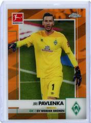 Jiri Pavlenka [Orange Refractor] Soccer Cards 2020 Topps Chrome Bundesliga Prices
