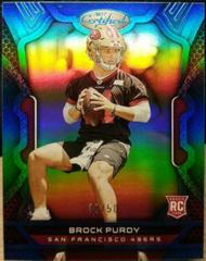 Brock Purdy [Teal] #181 Football Cards 2022 Panini Certified Prices
