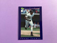 Frank Thomas #106 Baseball Cards 1992 Classic Prices