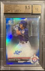 Anderson Tejeda [Blue Mojo] #CPA-AT Baseball Cards 2017 Bowman Chrome Prospects Autographs Prices
