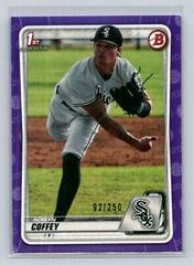 Adisyn Coffey [Purple Refractor] #BD-87 Baseball Cards 2020 Bowman Draft Chrome Prices