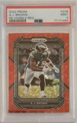 A. J. Brown [Red] #236 Football Cards 2022 Panini Prizm No Huddle Prices