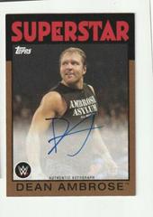 Dean Ambrose [Bronze] Wrestling Cards 2016 Topps WWE Heritage Autographs Prices