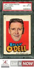 Billy O'Dell #17 Baseball Cards 1967 Topps Pirates Stickers Prices