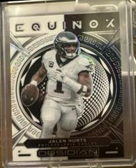 Jalen Hurts #20 Football Cards 2023 Panini Obsidian Equinox Prices