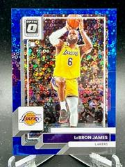 LeBron James [Fast Break Blue] Basketball Cards 2022 Panini Donruss Optic Prices