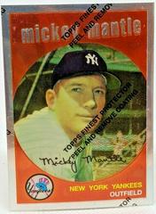 1959 Topps Reprint [w/ Coating] #9 Baseball Cards 1996 Topps Mantle Finest Prices