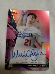 Walker Buehler [Red Refractor] #FA-WB Baseball Cards 2021 Topps Finest Autographs Prices