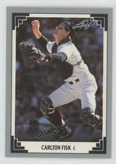 Carlton Fisk #16 Baseball Cards 1991 Leaf Preview Prices