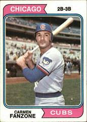 Carmen Fanzone #484 Baseball Cards 1974 Topps Prices