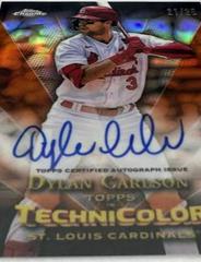 Dylan Carlson [Orange] Baseball Cards 2023 Topps Chrome in Technicolor Autographs Prices