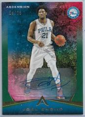 Joel Embiid [Autograph Green] #64 Basketball Cards 2017 Panini Ascension Prices