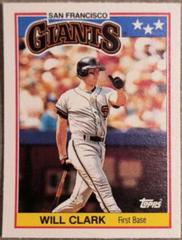 Will Clark Baseball Cards 1988 Topps American Prices