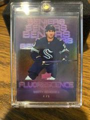 Matty Beniers [Magenta] #F-48 Hockey Cards 2022 Upper Deck Fluorescence Prices