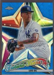 Luis Gil [Blue] #FS-12 Baseball Cards 2022 Topps Chrome Logofractor Future Stars Prices