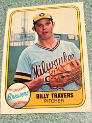 Bill Travers #525 Baseball Cards 1981 Fleer Prices