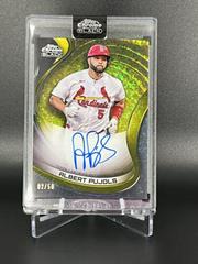 Albert Pujols [Gold Mini Diamond] Baseball Cards 2022 Topps Chrome Black Autographs Prices