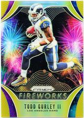 Todd Gurley II [Gold Prizm] Football Cards 2019 Panini Prizm Fireworks Prices