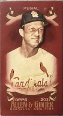 Stan Musial [Mini Red] #84 Baseball Cards 2021 Topps Allen & Ginter X Prices