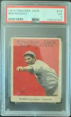 Reb Russell #15 Baseball Cards 1914 Cracker Jack Prices