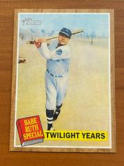Babe Ruth #141 Baseball Cards 2011 Topps Heritage Prices