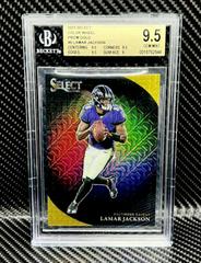 Lamar Jackson [Gold] #CW-5 Football Cards 2021 Panini Select Color Wheel Prices
