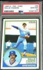 Rollie Fingers #35 Baseball Cards 1983 O Pee Chee Prices