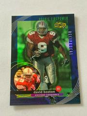 David Boston [Reciprocal] #R75 Football Cards 1999 UD Ionix Prices
