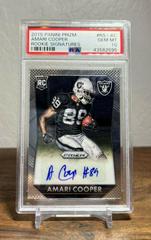 Amari Cooper Football Cards 2015 Panini Prizm Rookie Signatures Prices