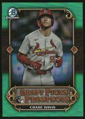 Chase Davis [Green] Baseball Cards 2023 Bowman Draft Picks & Prospects Prices