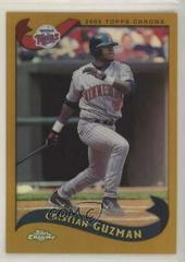 Cristian Guzman [Gold Refractor] #22 Baseball Cards 2002 Topps Chrome Prices