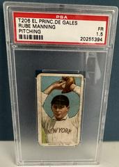 Rube Manning [Pitching] #NNO Baseball Cards 1909 T206 El Principe De Gales Prices