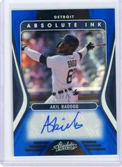 Akil Baddoo [Spectrum Blue] #AI-AB Baseball Cards 2022 Panini Absolute Ink Autographs Prices