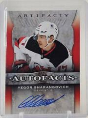 Yegor Sharangovich #AF-YS Hockey Cards 2021 Upper Deck Artifacts Auto Facts Prices