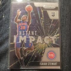 Isaiah Stewart Basketball Cards 2020 Panini Prizm Instant Impact Prices
