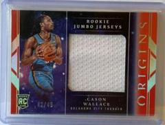 Cason Wallace [Red] #11 Basketball Cards 2023 Panini Origins Rookie Jumbo Jersey Prices