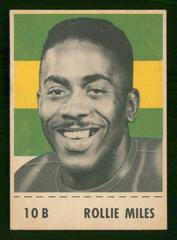 Rollie Miles #10B Football Cards 1956 Shredded Wheat Prices