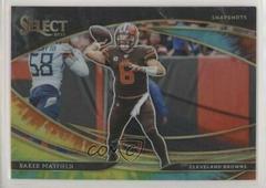 Baker Mayfield [Tie Dye Prizm] #9 Football Cards 2019 Panini Select Snapshots Prices