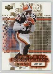 Andre Davis [Gold] #158 Football Cards 2003 Upper Deck Finite Prices