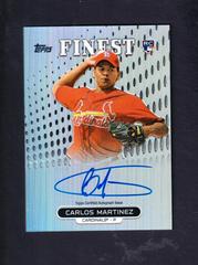 Carlos Martinez [Orange Refractor] Baseball Cards 2013 Finest Rookie Autographs Prices