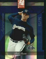 Ben Sheets #139 Baseball Cards 2002 Donruss Elite Prices