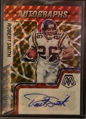 Robert Smith [Red] #AM-RS Football Cards 2022 Panini Mosaic Autographs Prices